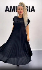 [S-5XL]2025 Summer New Fashion Pleated A-line Dress