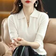 Eliana | Jesienny sweter z kaszmiru i wełny merynosów – wyrafinowane ciepło