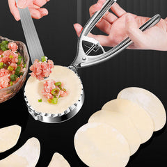 🧑‍🍳 Łatwe do przyrządzenia pyszności - 👍 Trwałe foremki do pierogów ze stali nierdzewnej