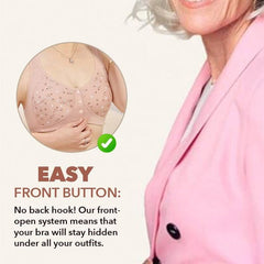 Wygodny i komfortowy biustonosz zapinany z przodu