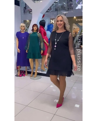 Szyfonowa sukienka z cekinami